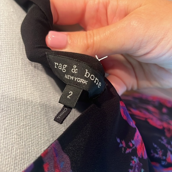 Rag & Bone Spaghetti Strap MIDI Dress EUC Size 2 - Picture 6 of 7